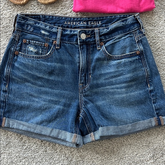 American Eagle Tomgirl Denim Shorts - Picture 2 of 5